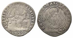 VENEZIA. Monetazione anonima. Lirazza 1722 ... 
