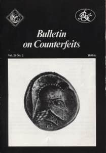 A.A.V.V. - Bulletin on counterfeits. Vol. 20 ... 