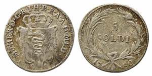 MILANO. Maria Teresa (1740-1780). 5 soldi ... 