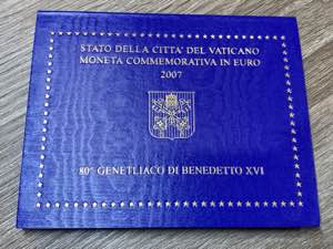 Vaticano. Benedetto XVI. 2 euro 2007 80° ... 