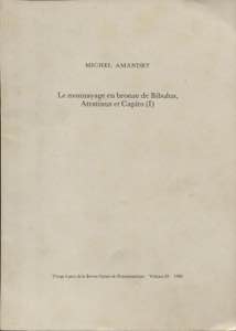 AMANDRY  M. - Le monnayage en bronze de ... 