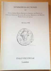 Vecchi I Nummorum Auctiones No.12. Celtic, ... 