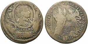 FERRARA. Clemente XI (1700-1721).Muraiola da ... 