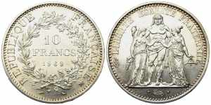 FRANCIA. 10 Francs 1969. Ag. qFDC