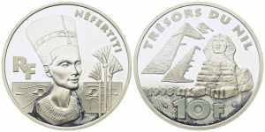FRANCIA. 10 Francs 1998 Tresors du Nil. ... 