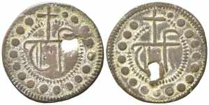 Tessera Mercantile XIII-XIV sec. AE (3,28 ... 