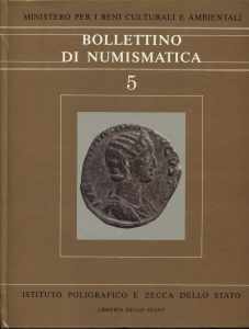 A.A.V.V. -  Boll. Di Numismatica. N 5. Roma, ... 