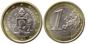 VATICANO. Monetazione in Euro. Francesco. 1 ... 