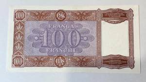 ALBANIA. Occupazione Italiana. 100 Franchi ... 