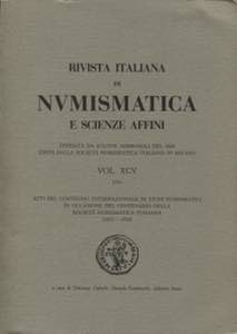 A.A.V.V. - Rivista italiana di numismatica. ... 