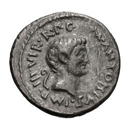 Mark Antony.  - Denarius, 3.79g ... 