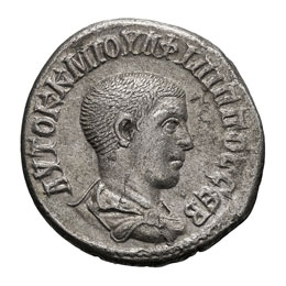 Philip II as Caesar, wrongly with ... 