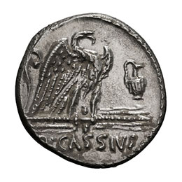 Q. Cassius Longinus.  - Denarius, ... 