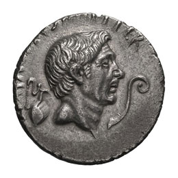 Sextus Pompey.  - Denarius, 3.68g ... 
