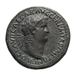 Nero.  -  54-68 AD. Sestertius, ... 