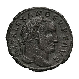 Alexander.  -  308-311 AD. Reduced ... 