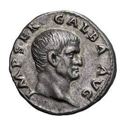 Galba.  -  68-69 AD. Denarius, ... 