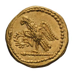 44-43 BC. Gold stater, 8.48g ... 