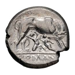 Didrachm, 6.83g (6h).  269-266 BC. ... 