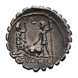 Denarius, 3.51g (12h). Rome, 106 ... 