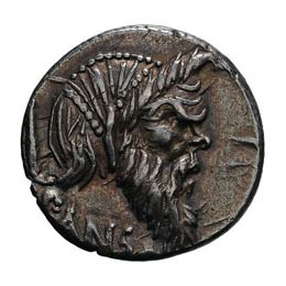 Denarius, 4.09g (4h).  48 BC. Obv: ... 