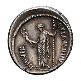 Denarius, 4.07g (2h). Rome, 43 BC. ... 
