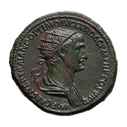  98-117 AD. Dupondius, 13.33g ... 