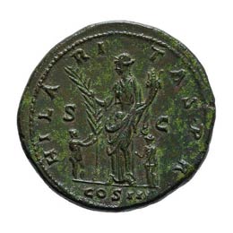  117-138 AD. Sestertius, 27.61g ... 