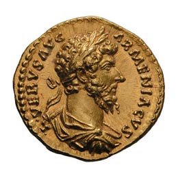  161-169 AD. Aureus, 7.29g (5h). ... 