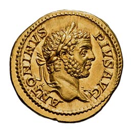  198-217 AD. Aureus, 7.46g (5h). ... 