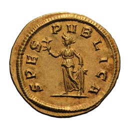  282-283 AD. Aureus, 4.59g (12h). ... 