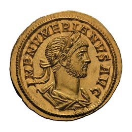 283-284 AD. Aureus, 5.40g (5h). ... 