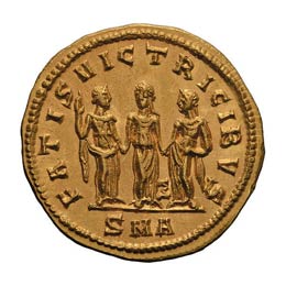  284-305 AD. Aureus, 5.42g (5h). ... 