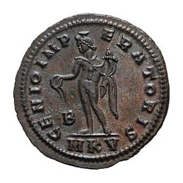  305-311 AD. Follis, 6.17g (6h). ... 