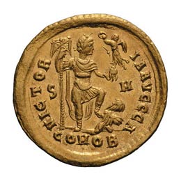  383-408 AD. Solidus, 4.42g (1h). ... 
