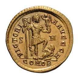  393-423 AD. Solidus, 4.48g (6h). ... 