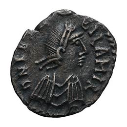  530-534 AD. 50 Denarii, 1.11g ... 