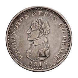 Proof Silver Penny Token. 1813. ... 