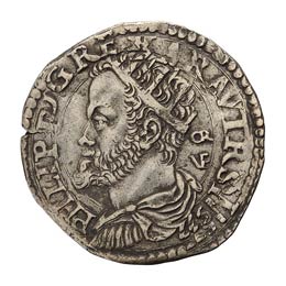 Carlino. 1572. Philip II, ... 