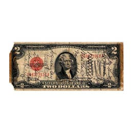 Two Dollar. 1928-D. Signed by ... 