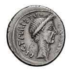 Julius Caesar, struck by ... 