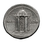 WELL-DETAILED TEMPLE. Augustus.  -  27 BC-14 ... 