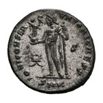 Crispus as Caesar.  -  317-326 AD. Reduced ... 