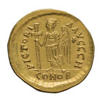 Anastasius I.  -  491-518 BC. Solidus, 4.30g ... 