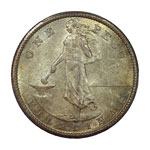 PHILIPPINES. 1908-S Peso ... 