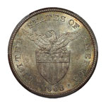 PHILIPPINES. 1908-S Peso MS65.  - Peso, ... 