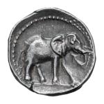 c. 237-209 BC. AE Quarter Shekel, 1.90g ... 