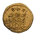 44-43 BC. Gold stater, ... 
