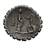 Denarius, 3.81g (4h). Rome, 64 BC. Obv: Head ... 