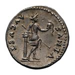  Denarius, 3.50g (6h). Rome, 79-81 AD. Obv: ... 